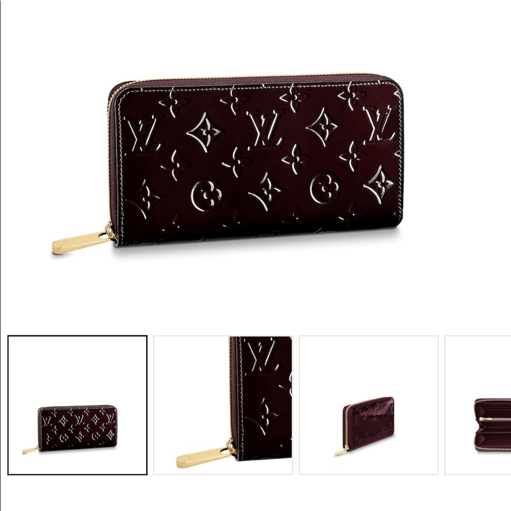 Louis Vuitton Vernis Zippy Wallet in Amaranth
